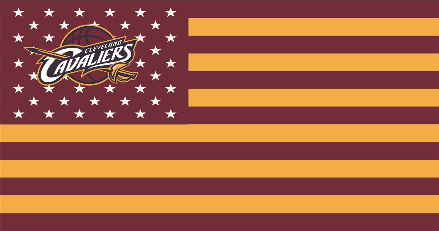 Cleveland Cavaliers Flags DIY iron on transfer (heat transfer)